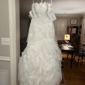 NWT Essence of Australia, Strapless, Ivory , Sz 8 , Unaltered, Style #D1932NS